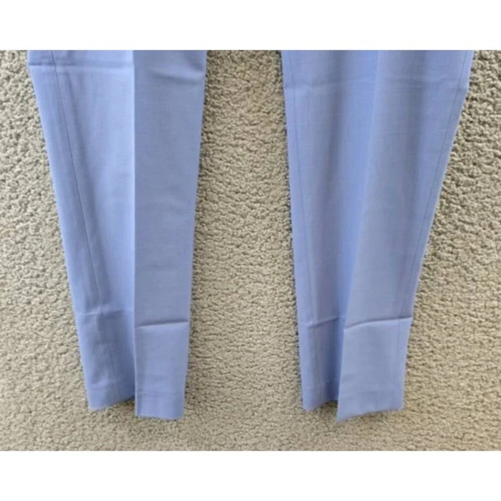 Bar III Wool Blend Slim-Fit Suit Pants Men's 29X30 Light Blue Button Closure